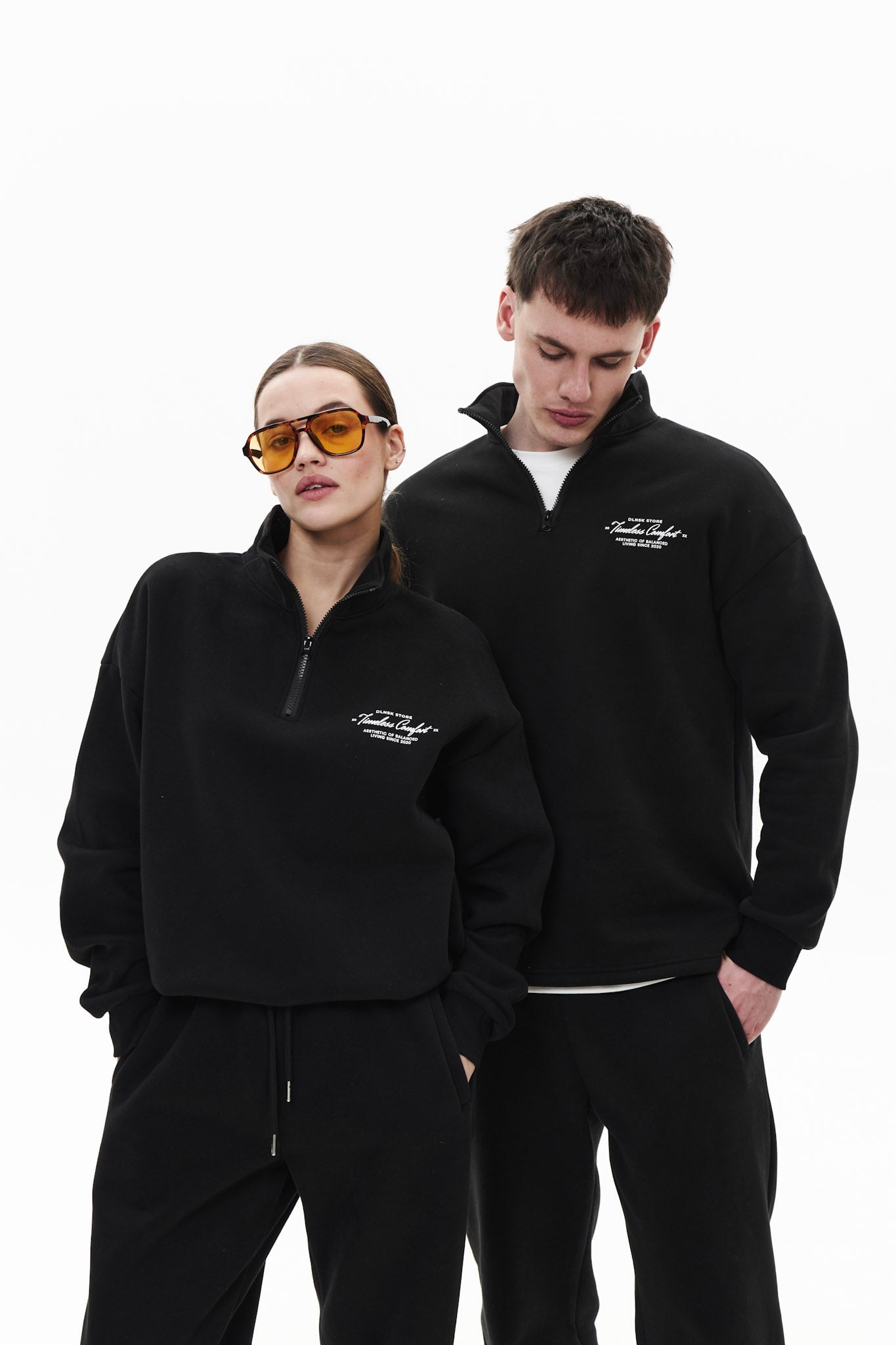 ANORAK in BLACK Hoodie DLNSK