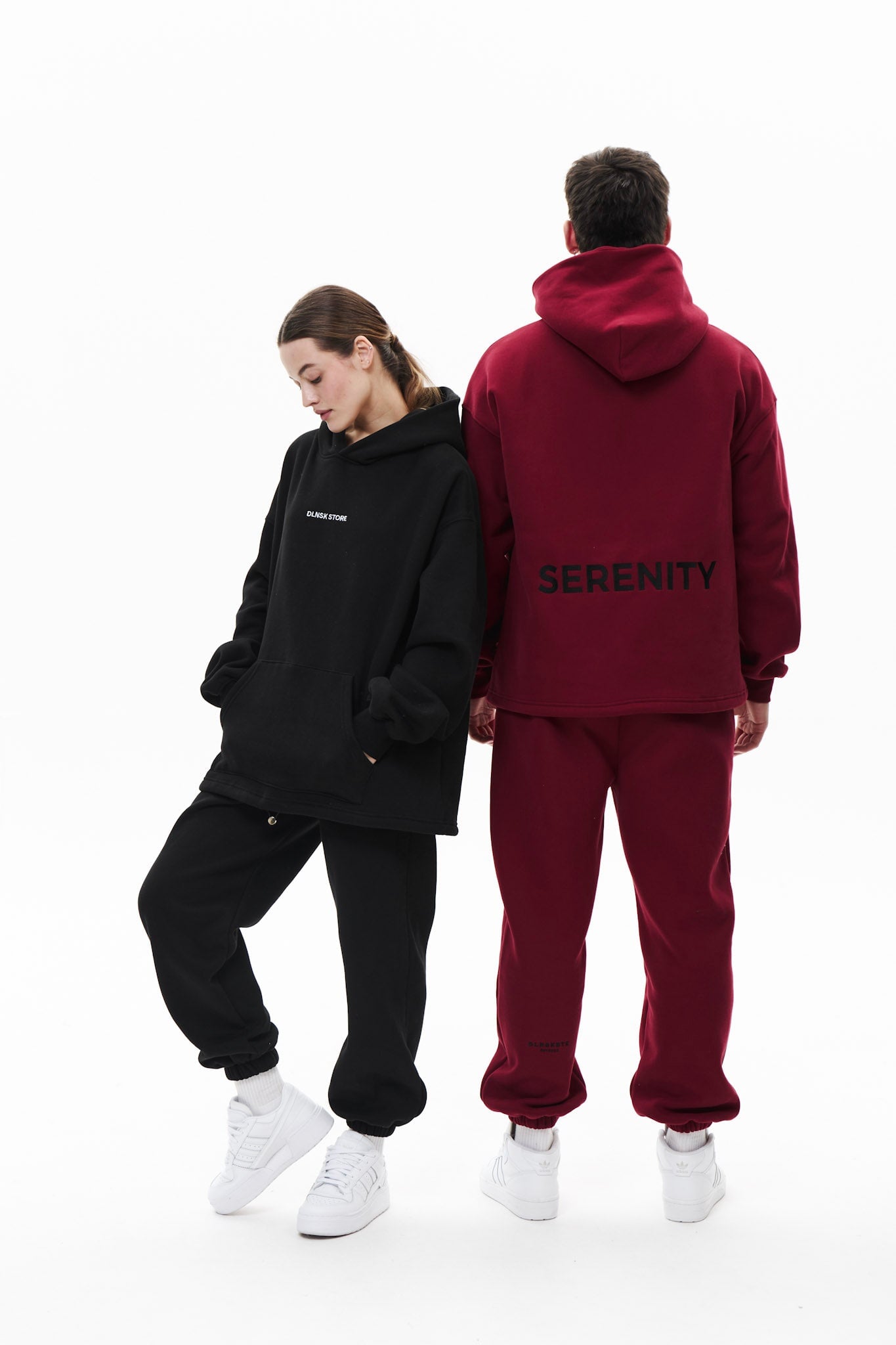 SERENITY set in CHERRY Hoodie set DLNSK