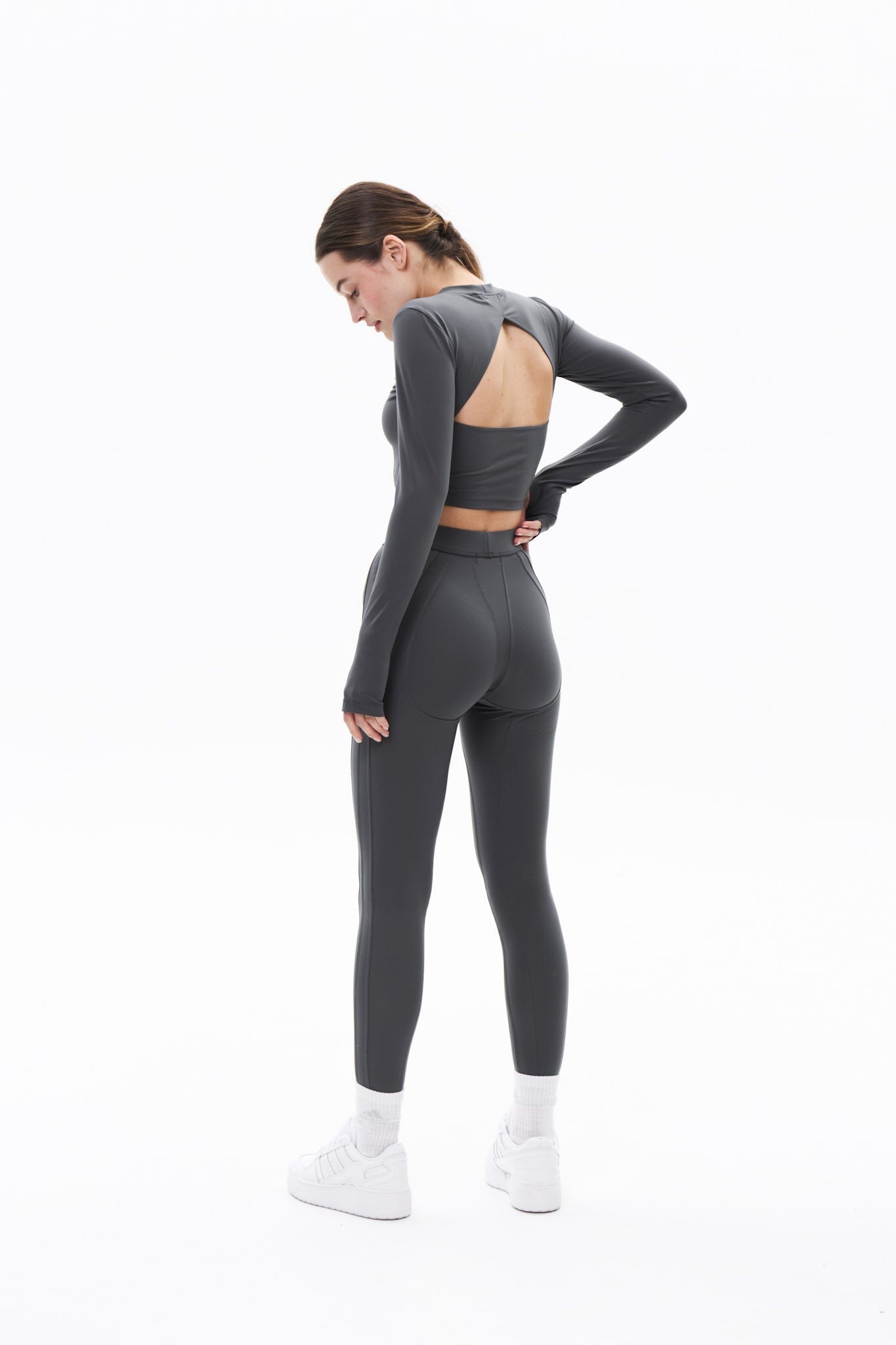 SHAPING leggings in GREY GREY Leggings DLNSK