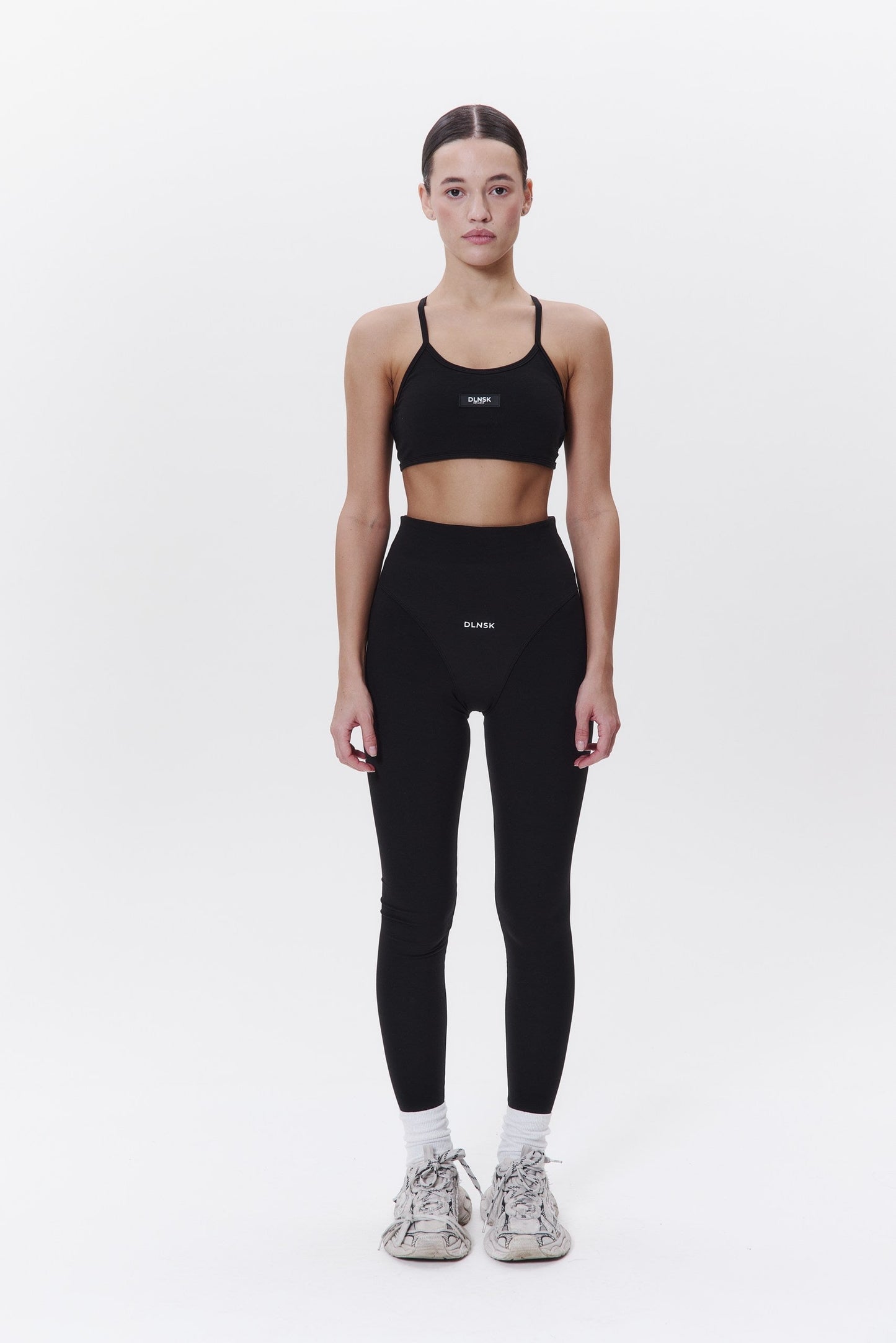 STRAPS TOP in BLACK Top DLNSK