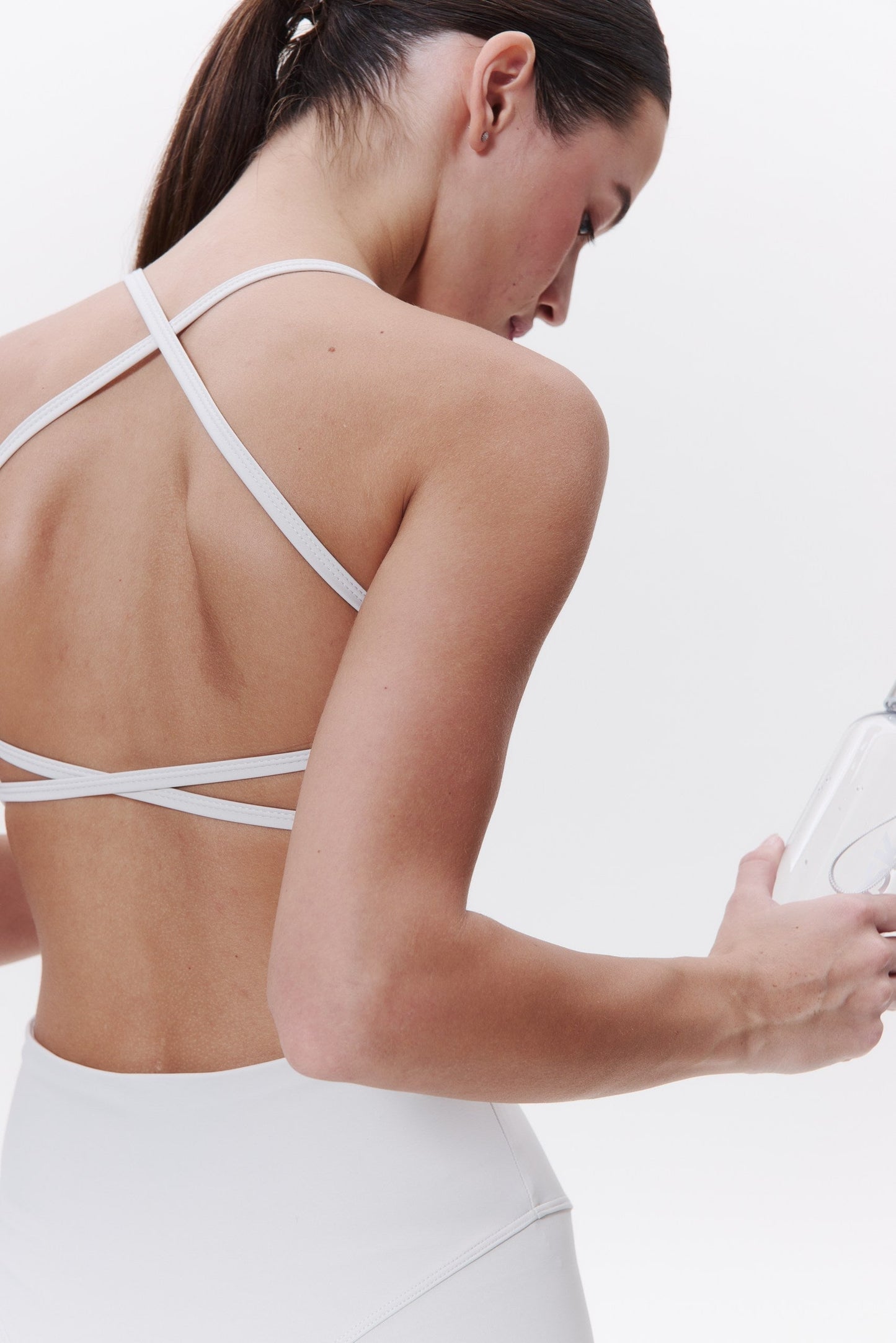 STRAPS TOP in BONE Top DLNSK