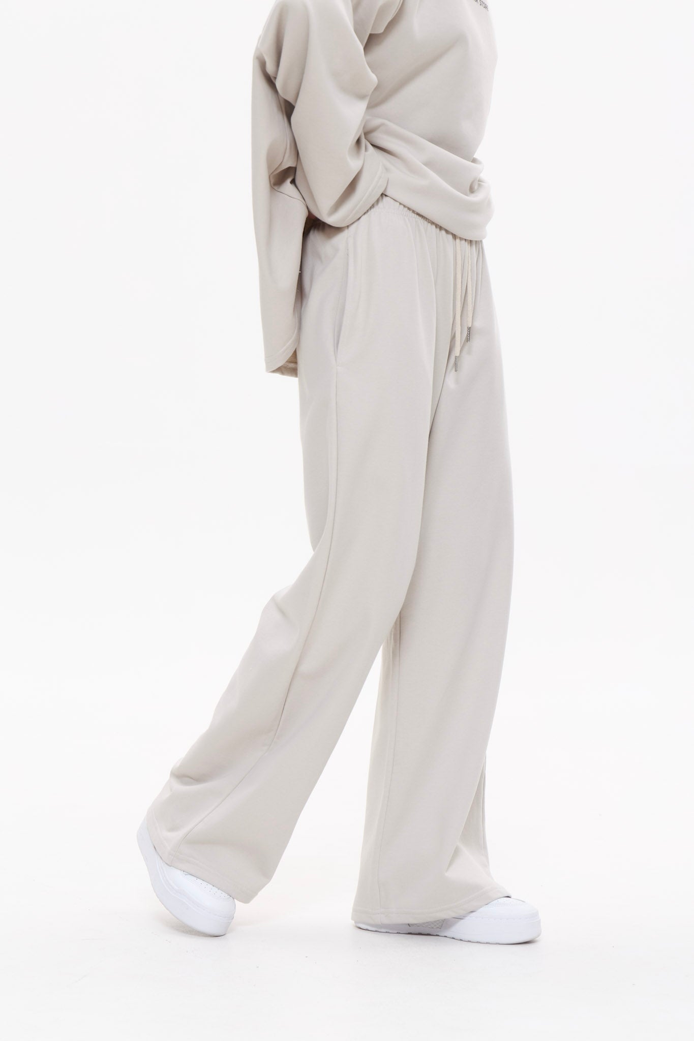 SUMMER wide leg pants in FOG Wide leg pants DLNSK