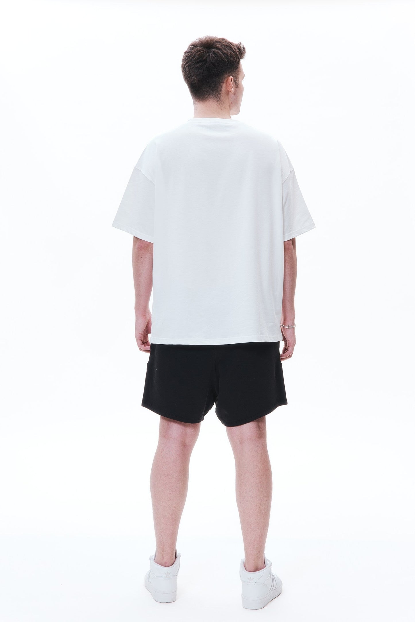 "Aesthetic of Balanced Living" t-shirt in PURE WHITE T-shirt DLNSK 