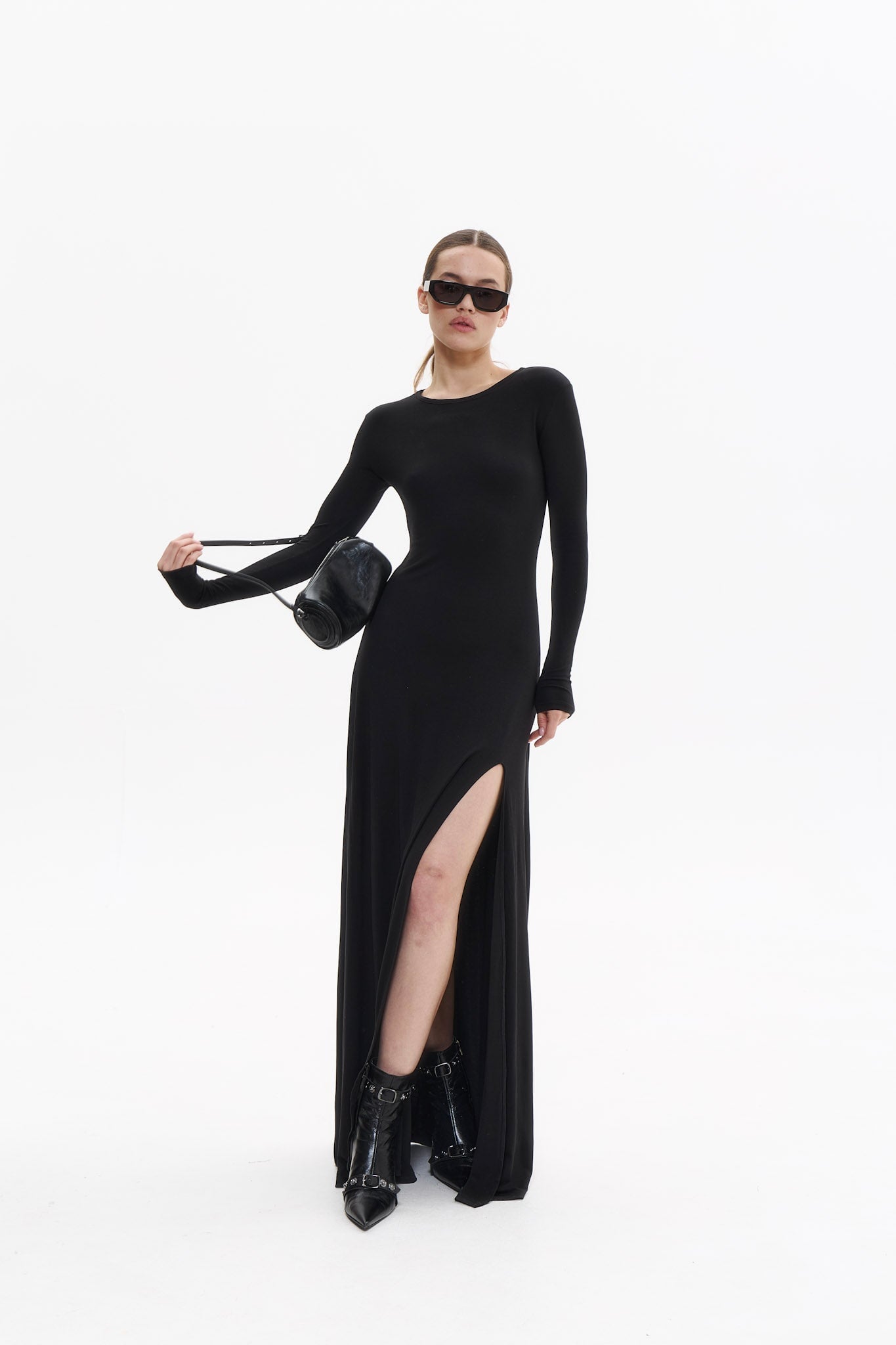 ALL EYES dress in BLACK DLNSK 