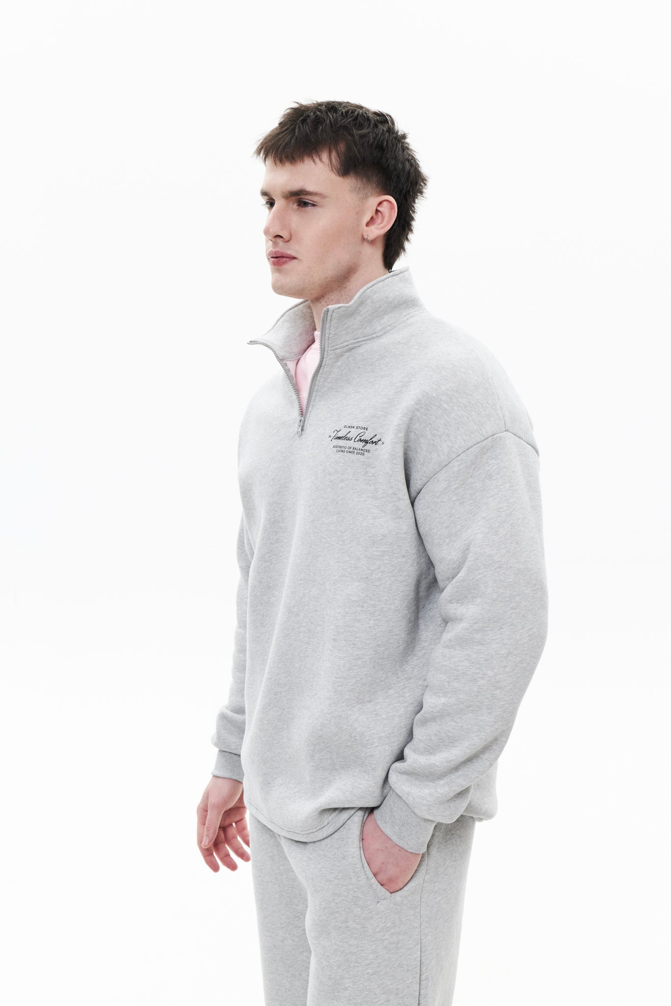 ANORAK in CRASH GREY Hoodie DLNSK 