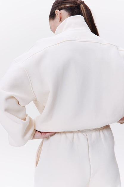 AURA hoodie in COCONUT MILK Cropped hoodie DLNSK 