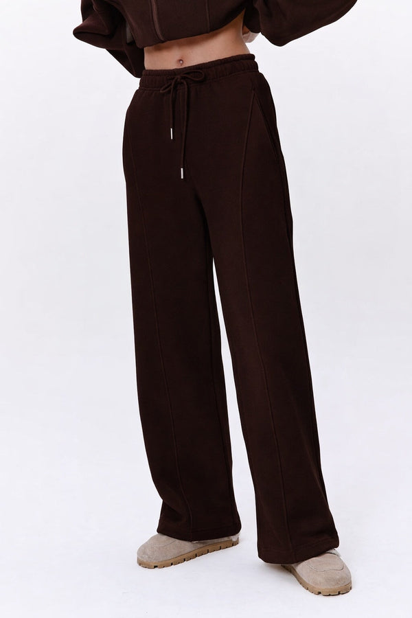 AURA pants in CHOCO Wide leg pants DLNSK 