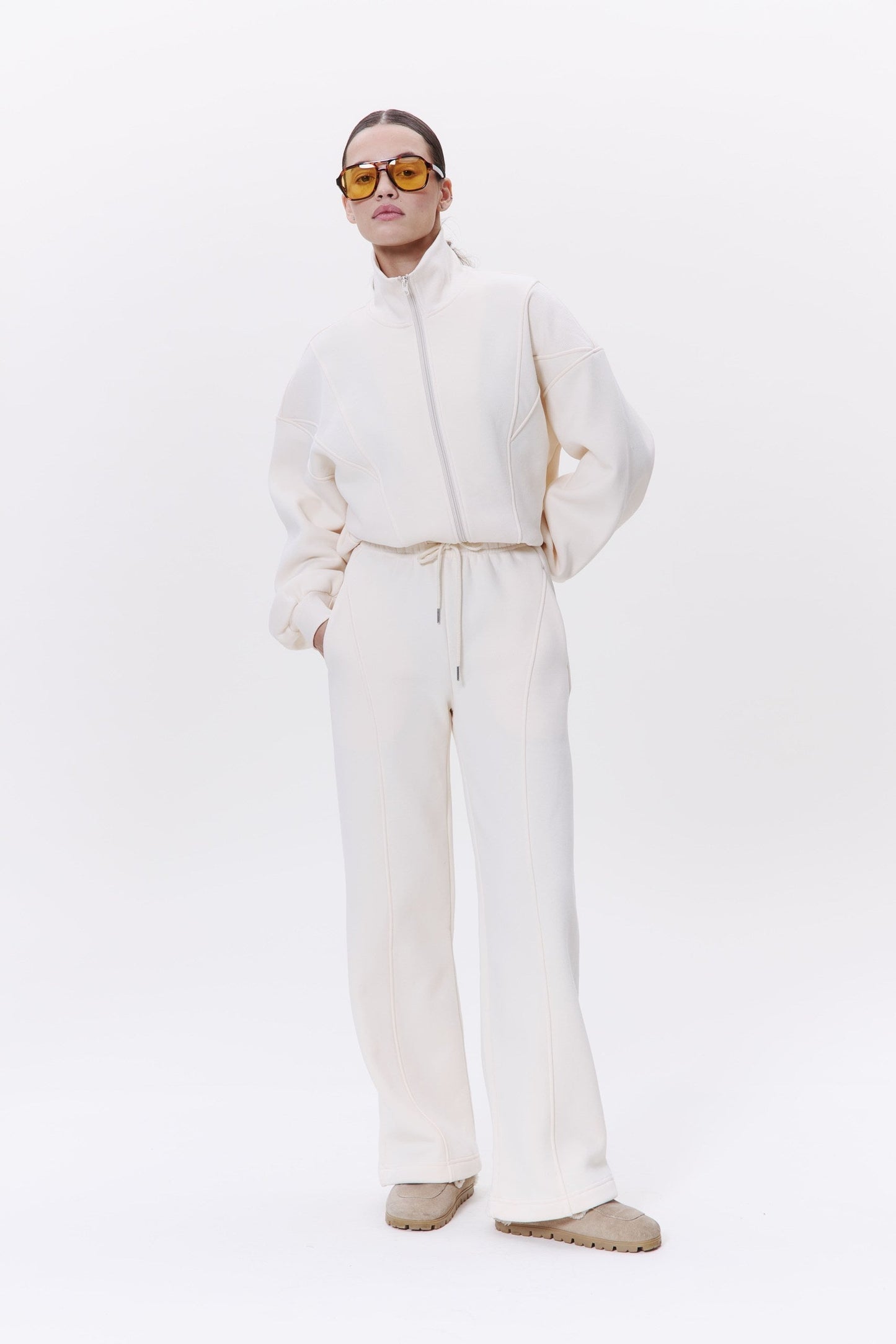 AURA pants in COCONUT MILK Wide leg pants DLNSK 