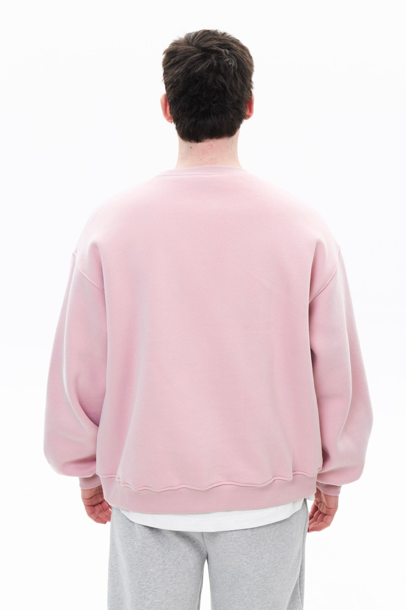 BASE CREWNECK in PINK Crewneck DLNSK 