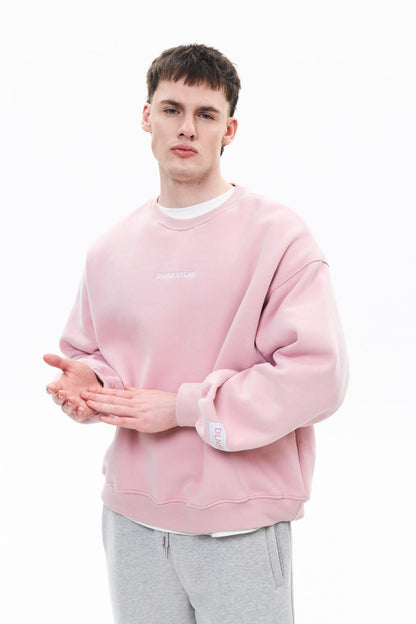 BASE CREWNECK in PINK Crewneck DLNSK 