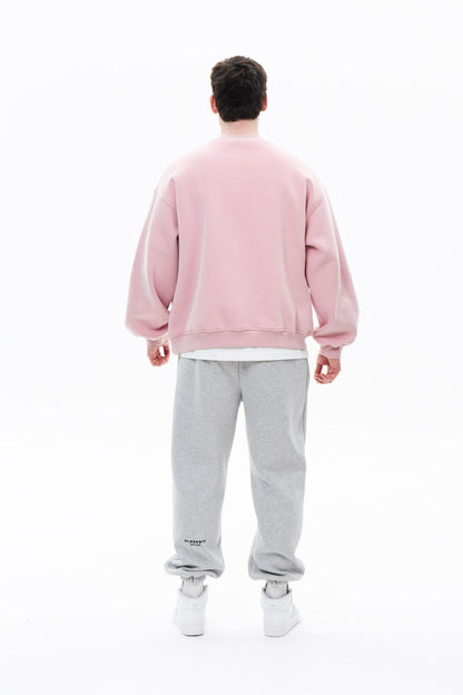 BASE CREWNECK in PINK Crewneck DLNSK 