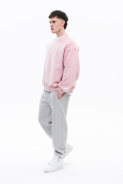 BASE CREWNECK in PINK Crewneck DLNSK 