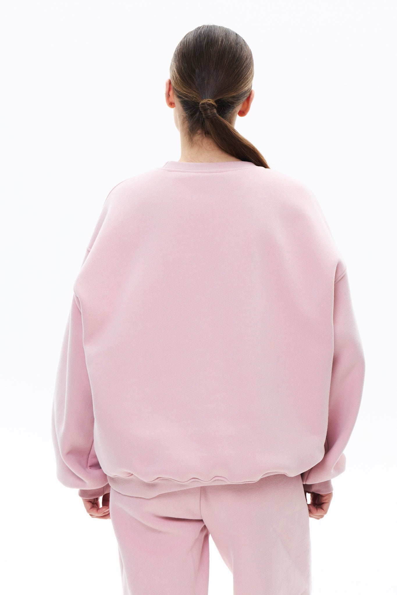 BASE CREWNECK set in MARSHMALLOW PINK Crewneck set DLNSK 