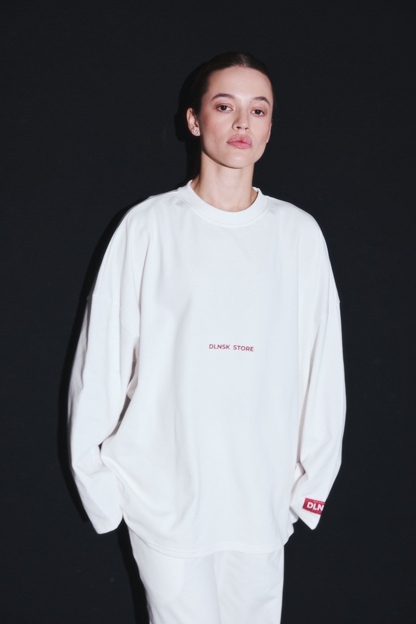 CORE longsleeve in CLOUDE WHITE Longsleeve DLNSK 