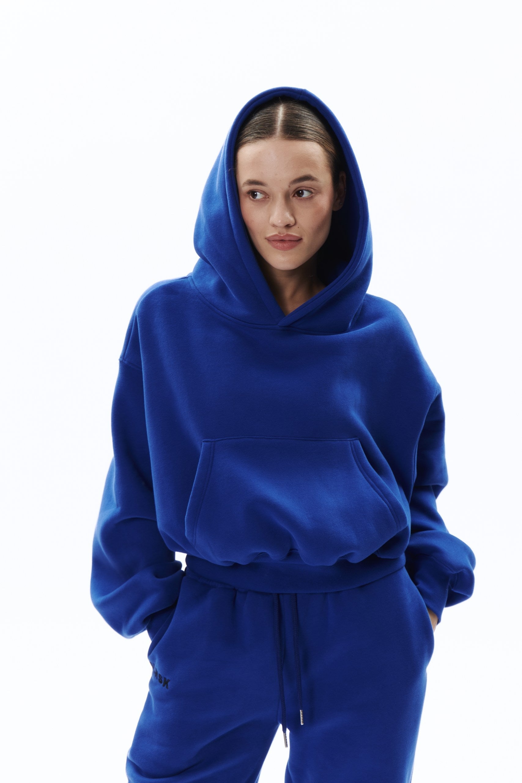 CROPPED hoodie 2.0 in ELECTRIC BLUE Hoodie DLNSK 