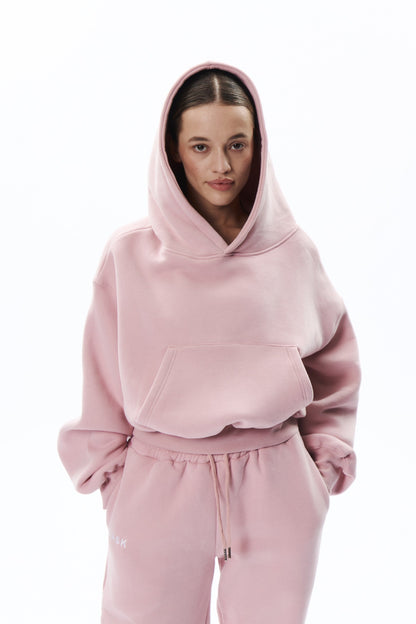 CROPPED hoodie 2.0 in MARSHMALLOW PINK Hoodie DLNSK 