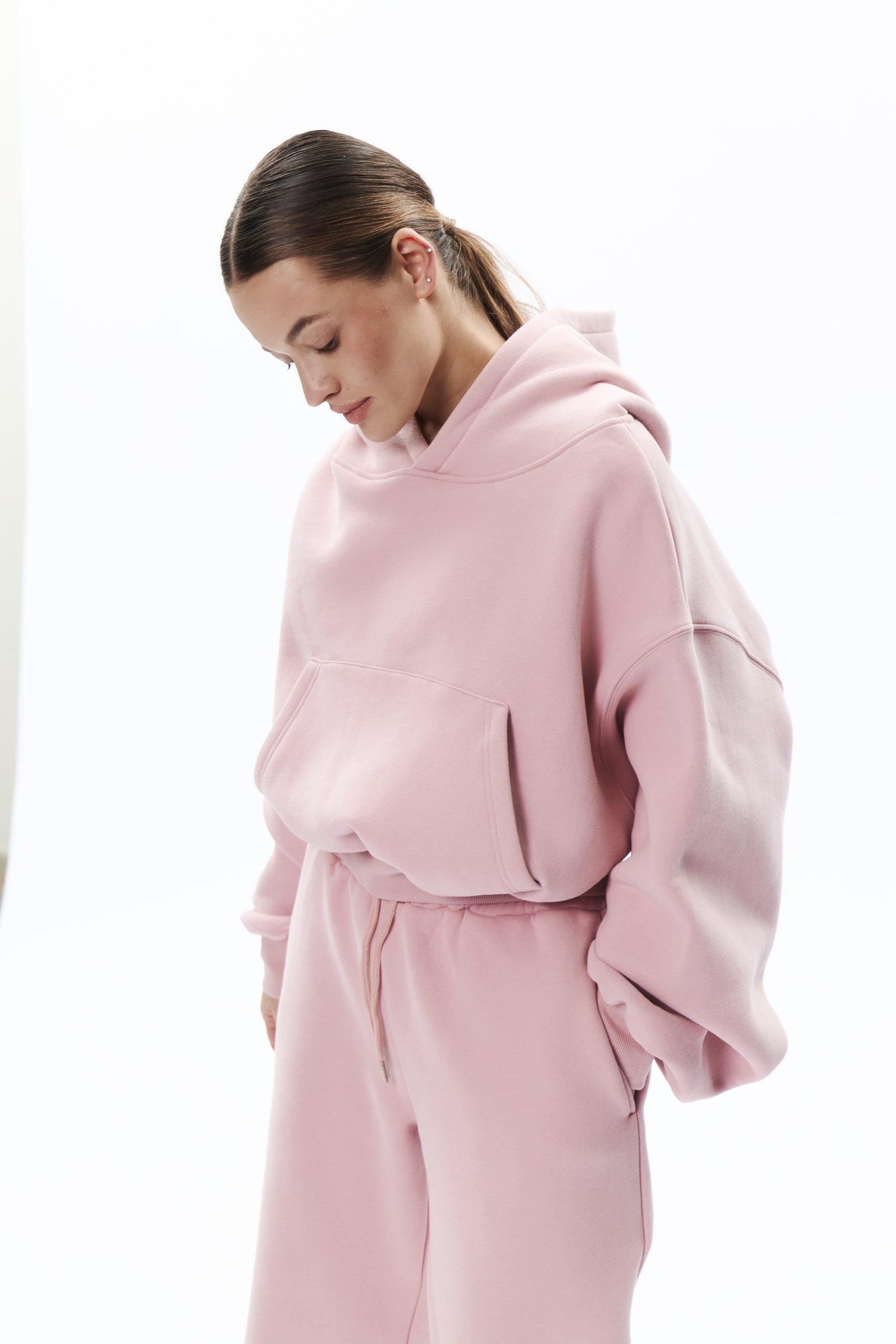 CROPPED hoodie 2.0 in MARSHMALLOW PINK Hoodie DLNSK 