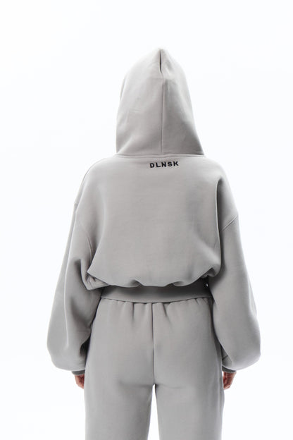 CROPPED hoodie 2.0 in STONE Hoodie DLNSK 