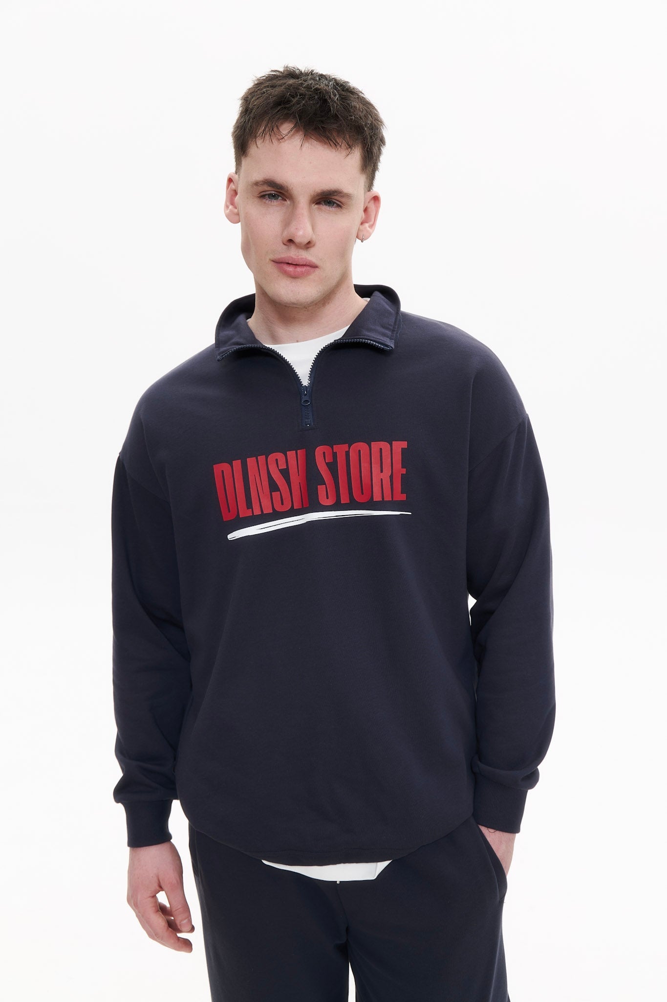DLNSK STORE ANORAK in NAVY BLUE DLNSK 