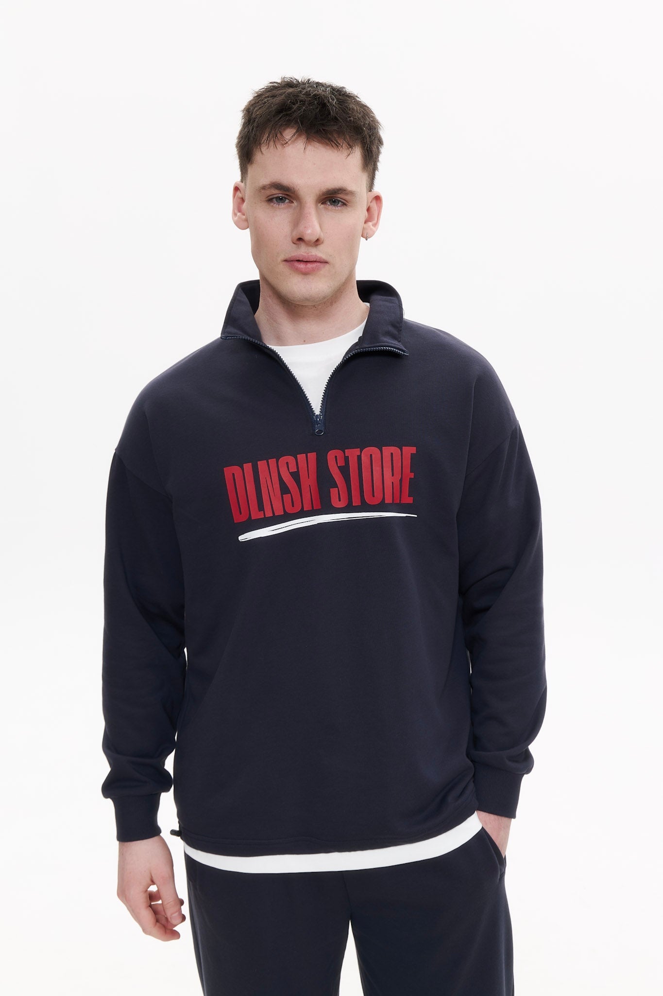 DLNSK STORE ANORAK in NAVY BLUE DLNSK 