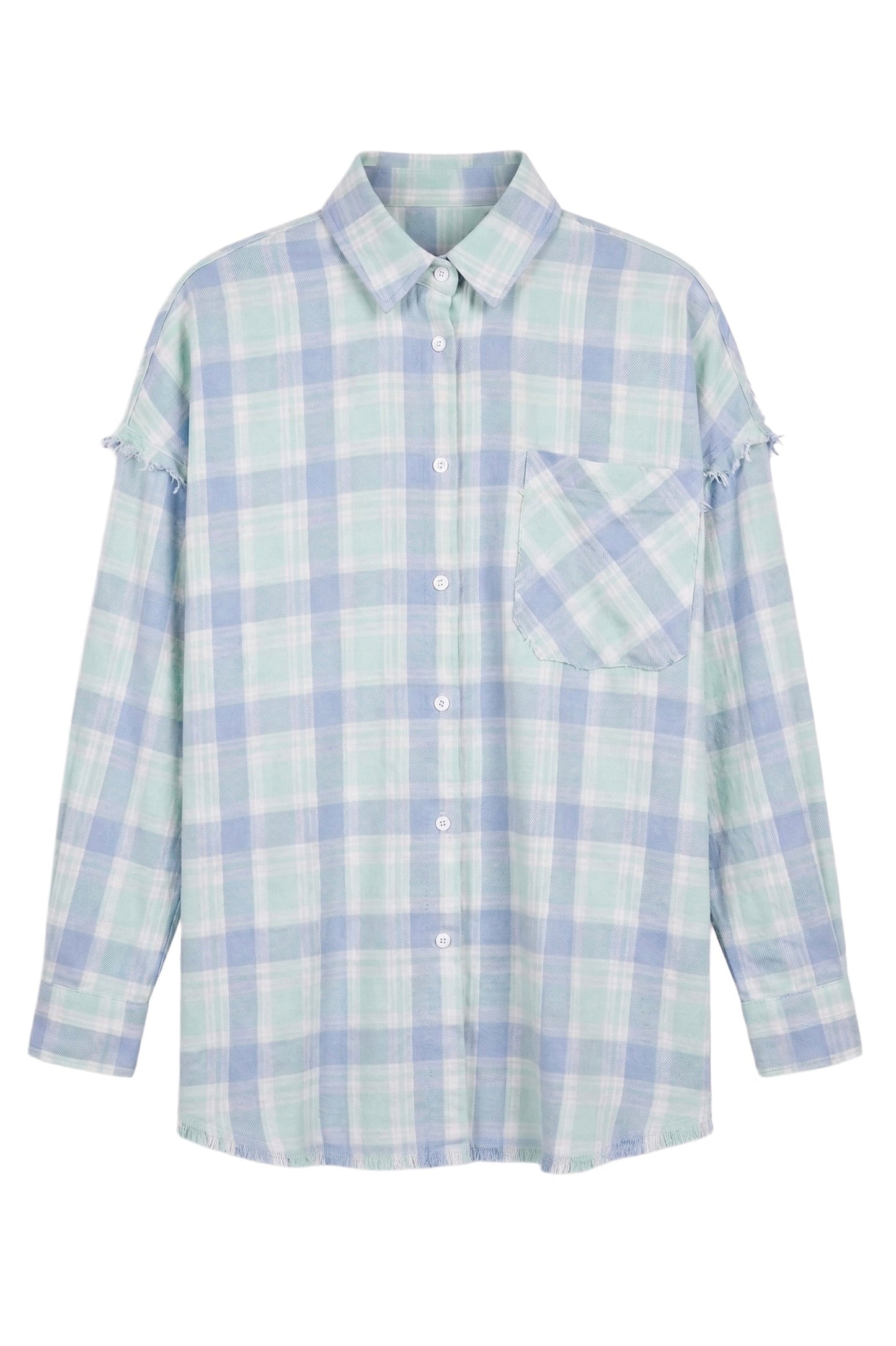 Flannel Shirt in MINT Shirt DLNSK 