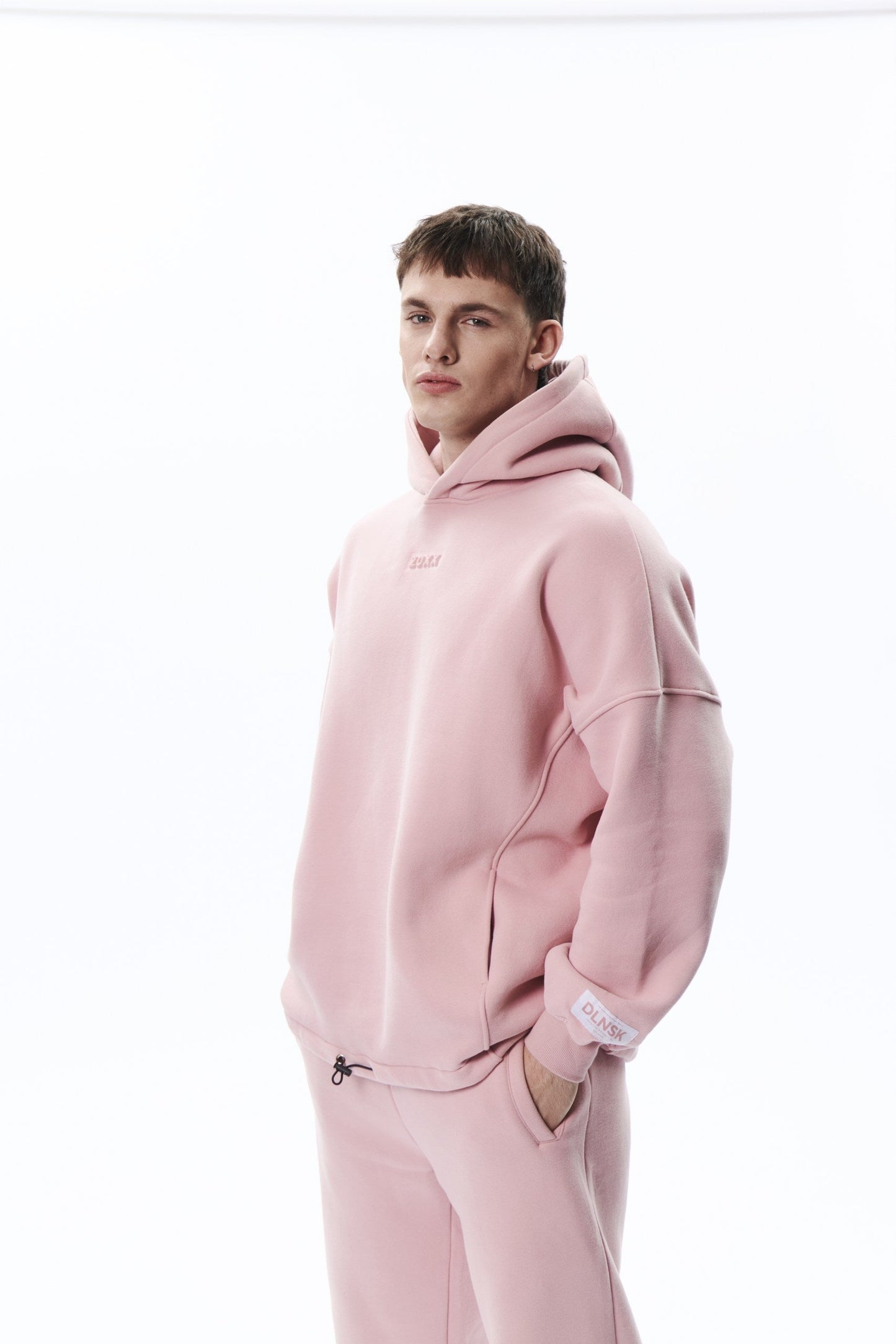 IDENTITY hoodie in MARSHMALLOW PINK DLNSK 