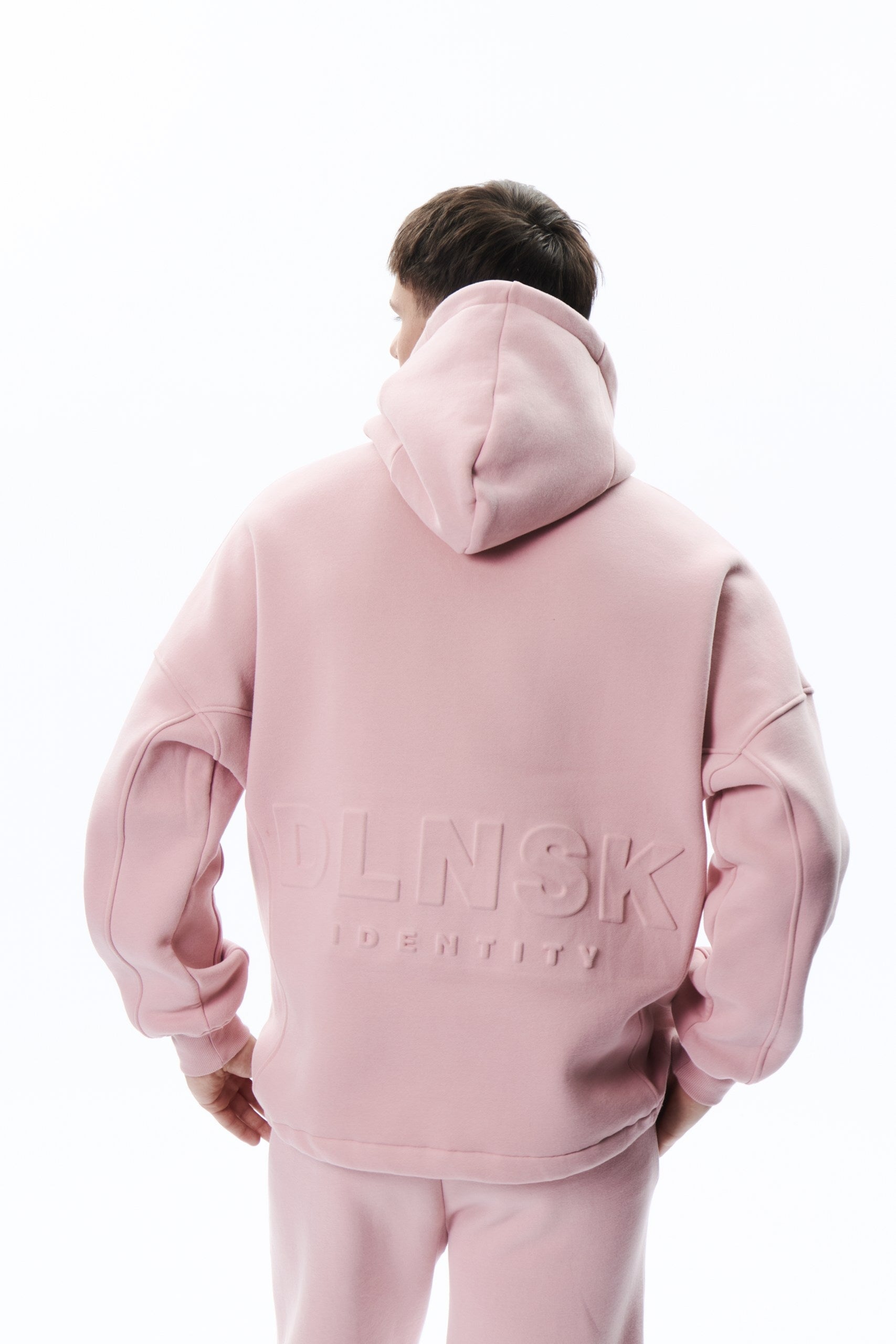 IDENTITY hoodie in MARSHMALLOW PINK DLNSK 