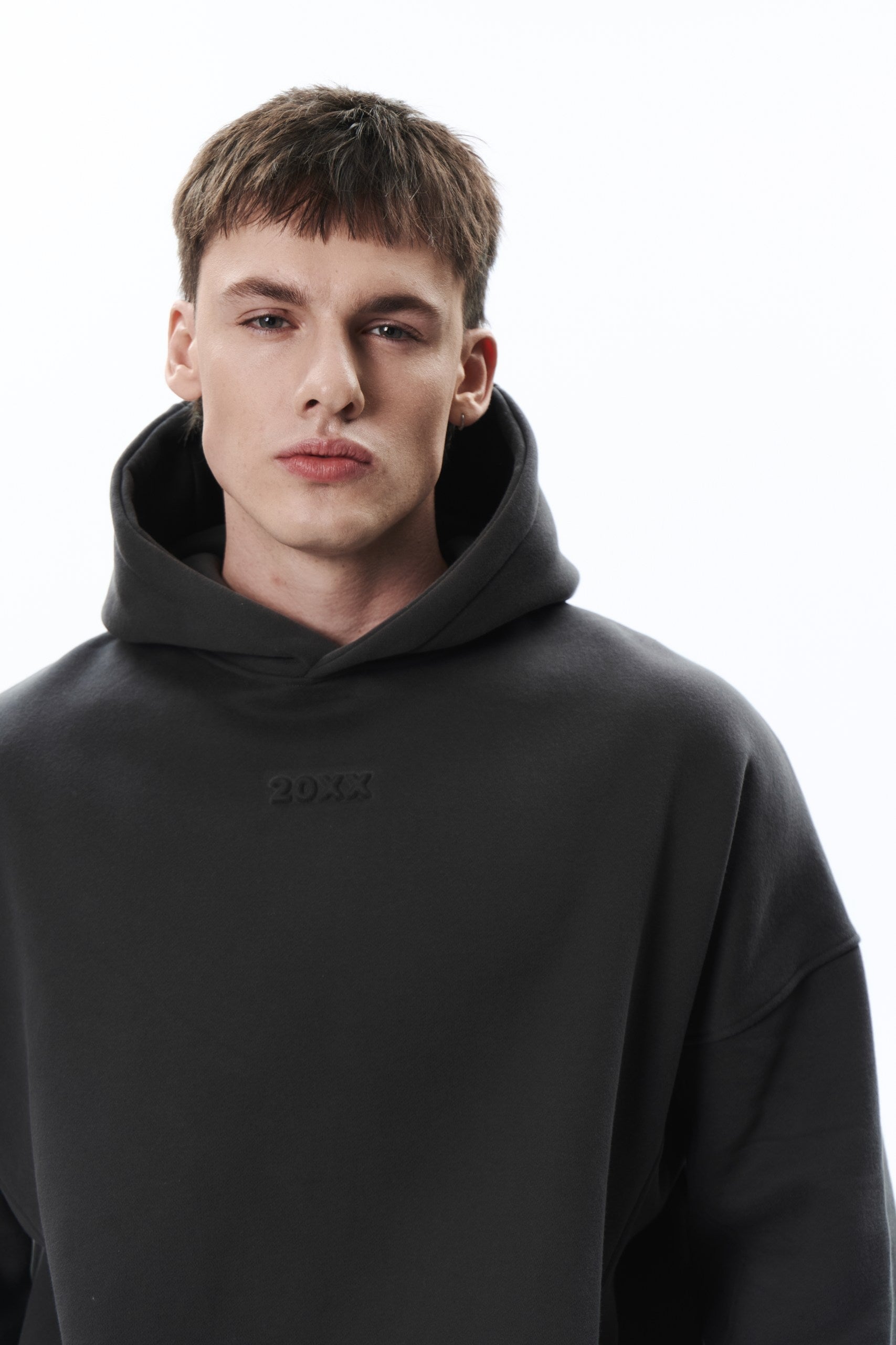 IDENTITY hoodie in SHADOW GREY Hoodie DLNSK 