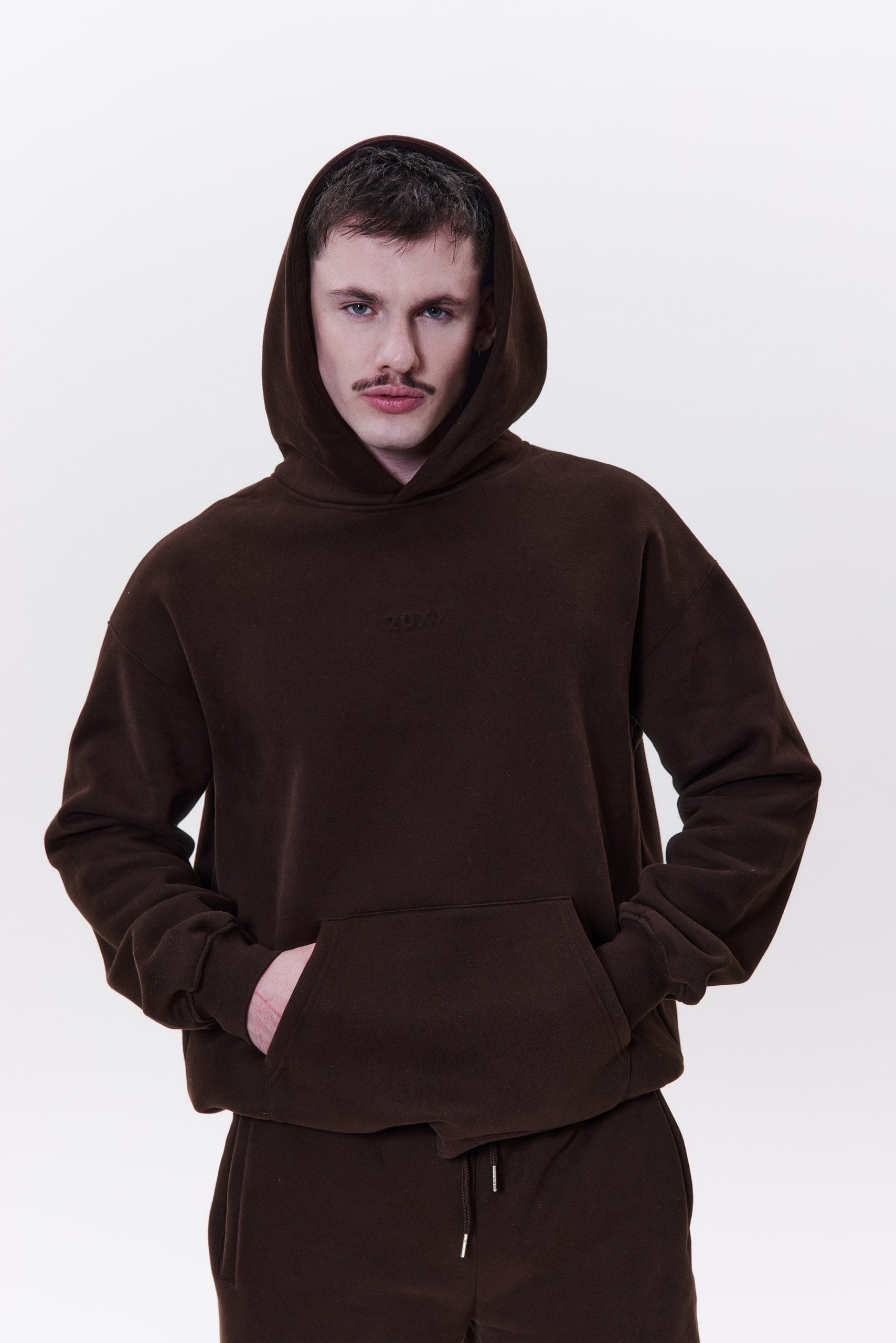 IDENTITY unisex hoodie in CHOCO DLNSK 