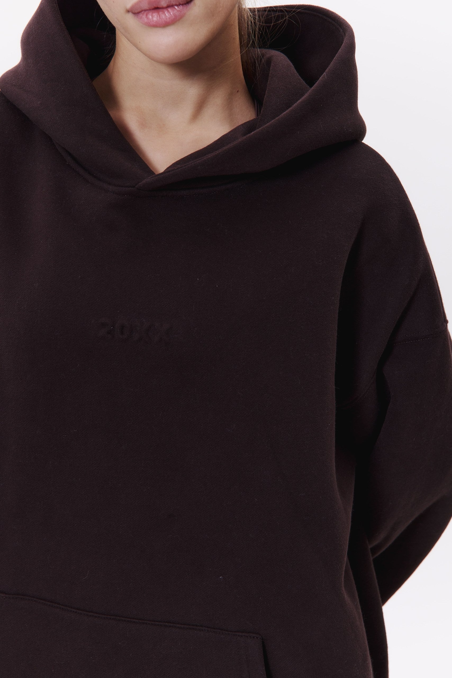 IDENTITY unisex hoodie in CHOCO Hoodie DLNSK 