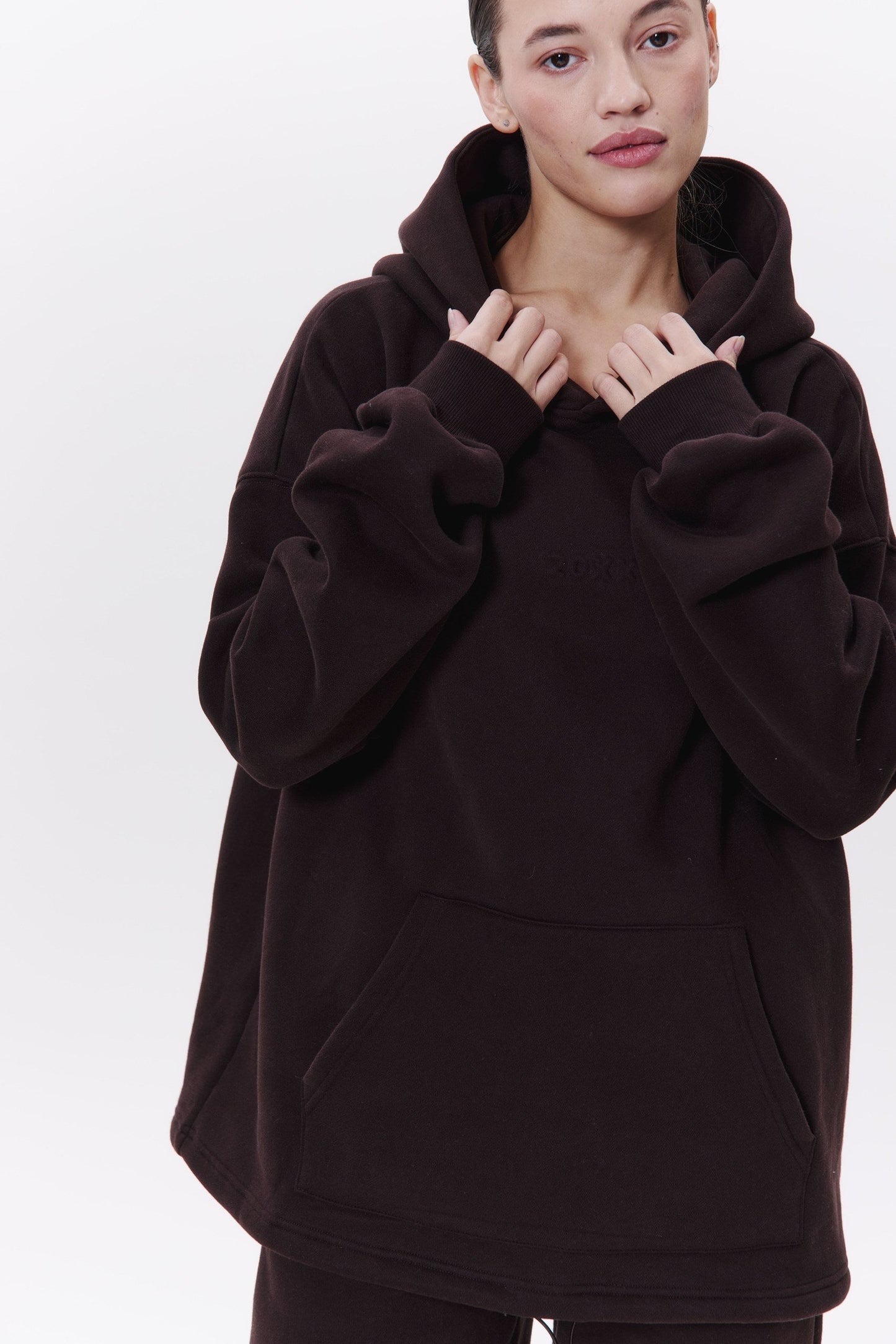 IDENTITY unisex hoodie in CHOCO Hoodie DLNSK 