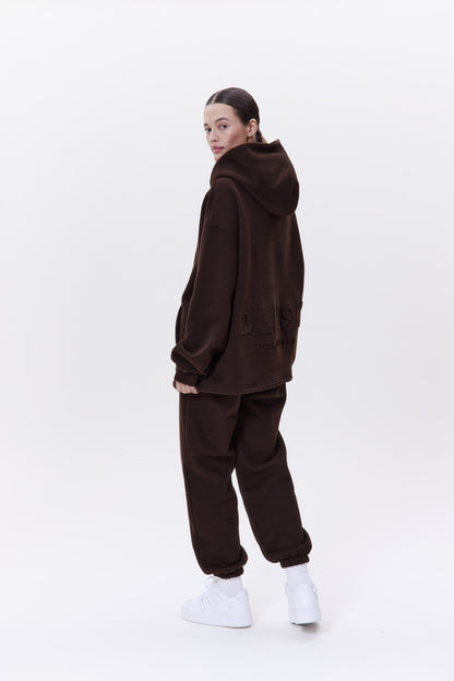 IDENTITY unisex hoodie in CHOCO Hoodie DLNSK 