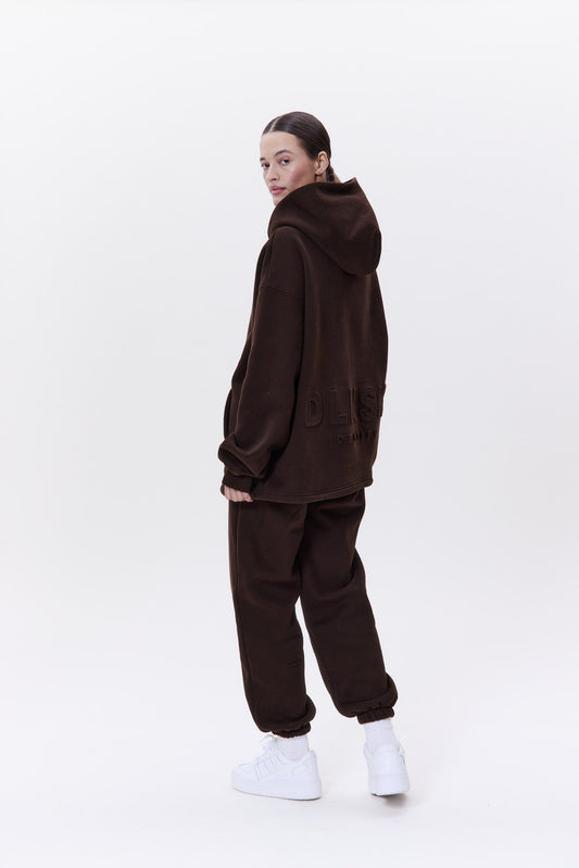 IDENTITY unisex hoodie in CHOCO Hoodie DLNSK 