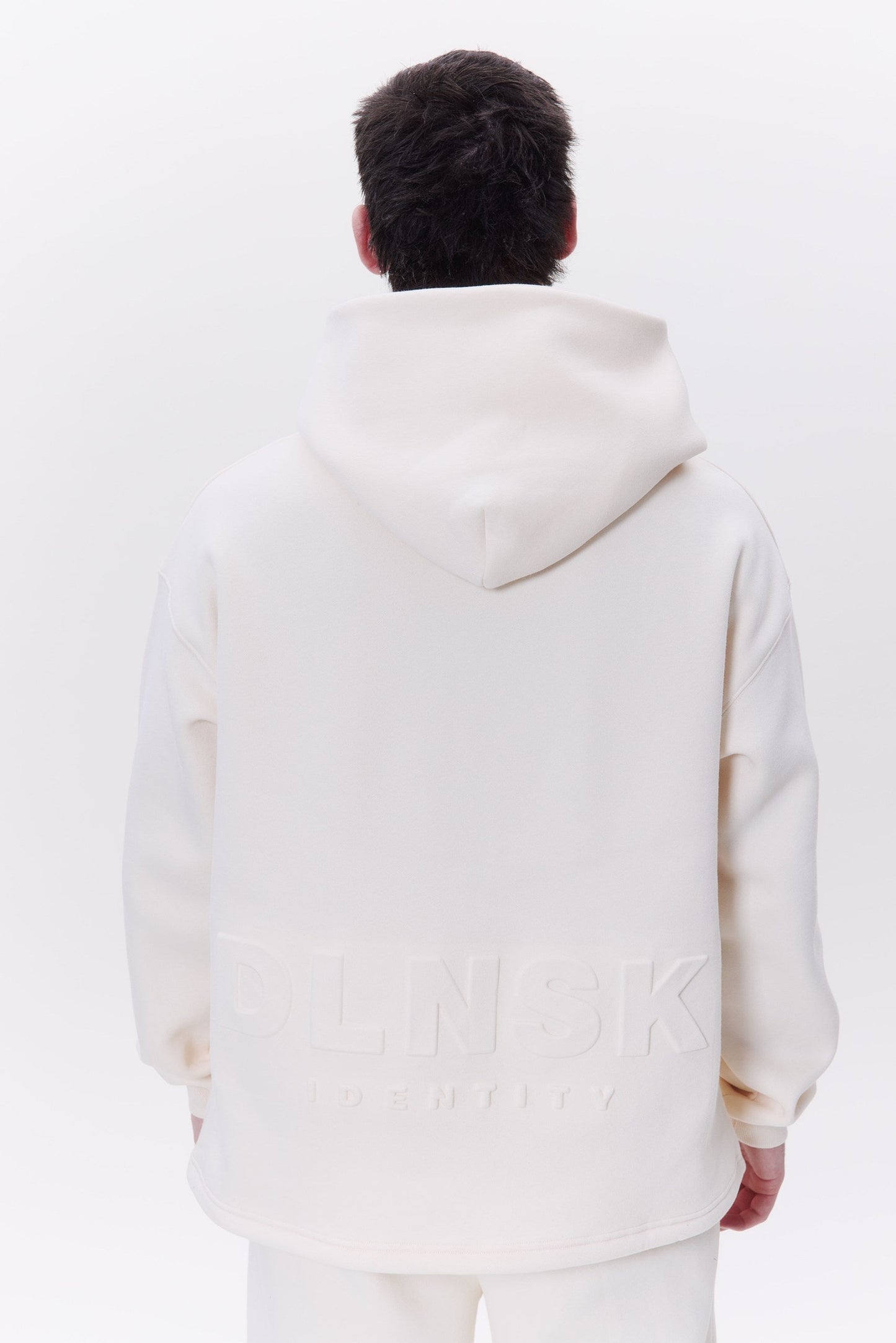 IDENTITY unisex hoodie in COCONUT MILK DLNSK 