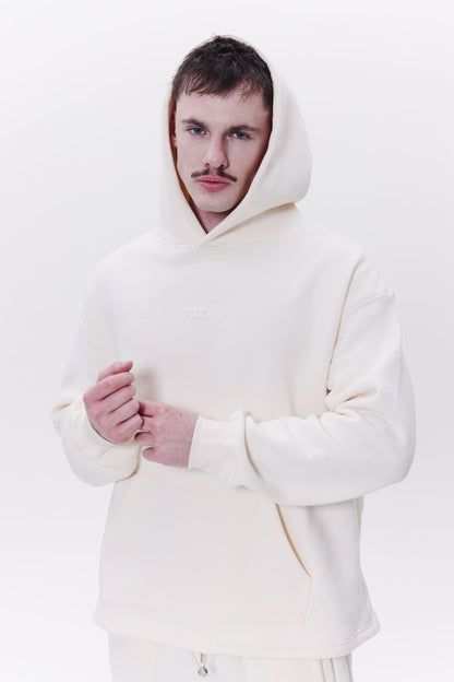 IDENTITY unisex hoodie in COCONUT MILK DLNSK 