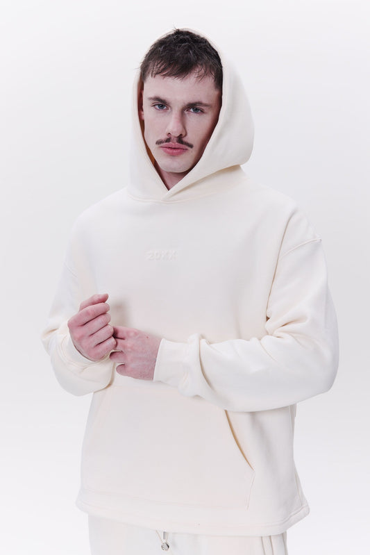 IDENTITY unisex hoodie in COCONUT MILK DLNSK 