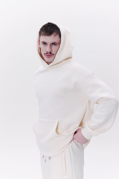 IDENTITY unisex hoodie in COCONUT MILK DLNSK 