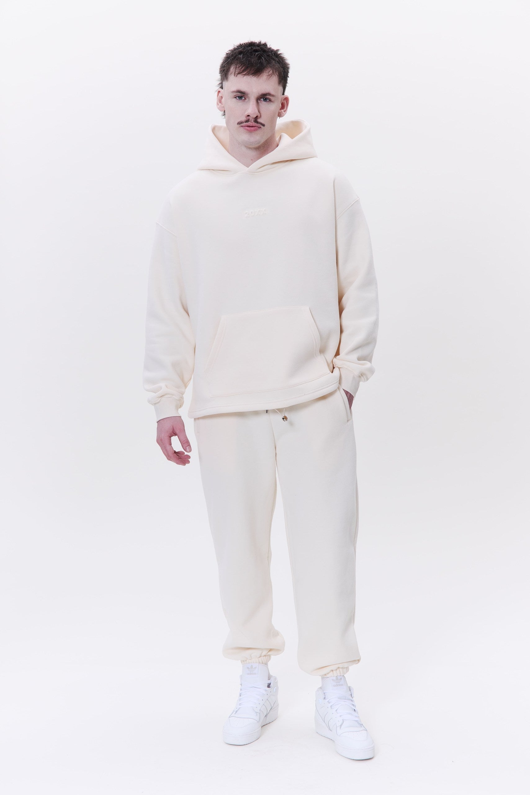 IDENTITY unisex hoodie in COCONUT MILK DLNSK 