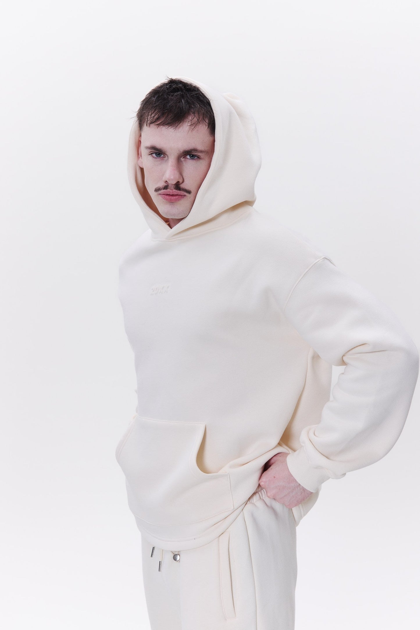 IDENTITY unisex set in COCONUT MILK Hoodie set DLNSK 