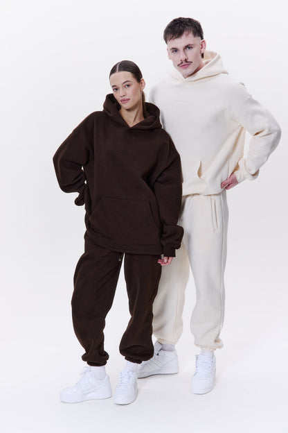 IDENTITY unisex set in COCONUT MILK Hoodie set DLNSK 