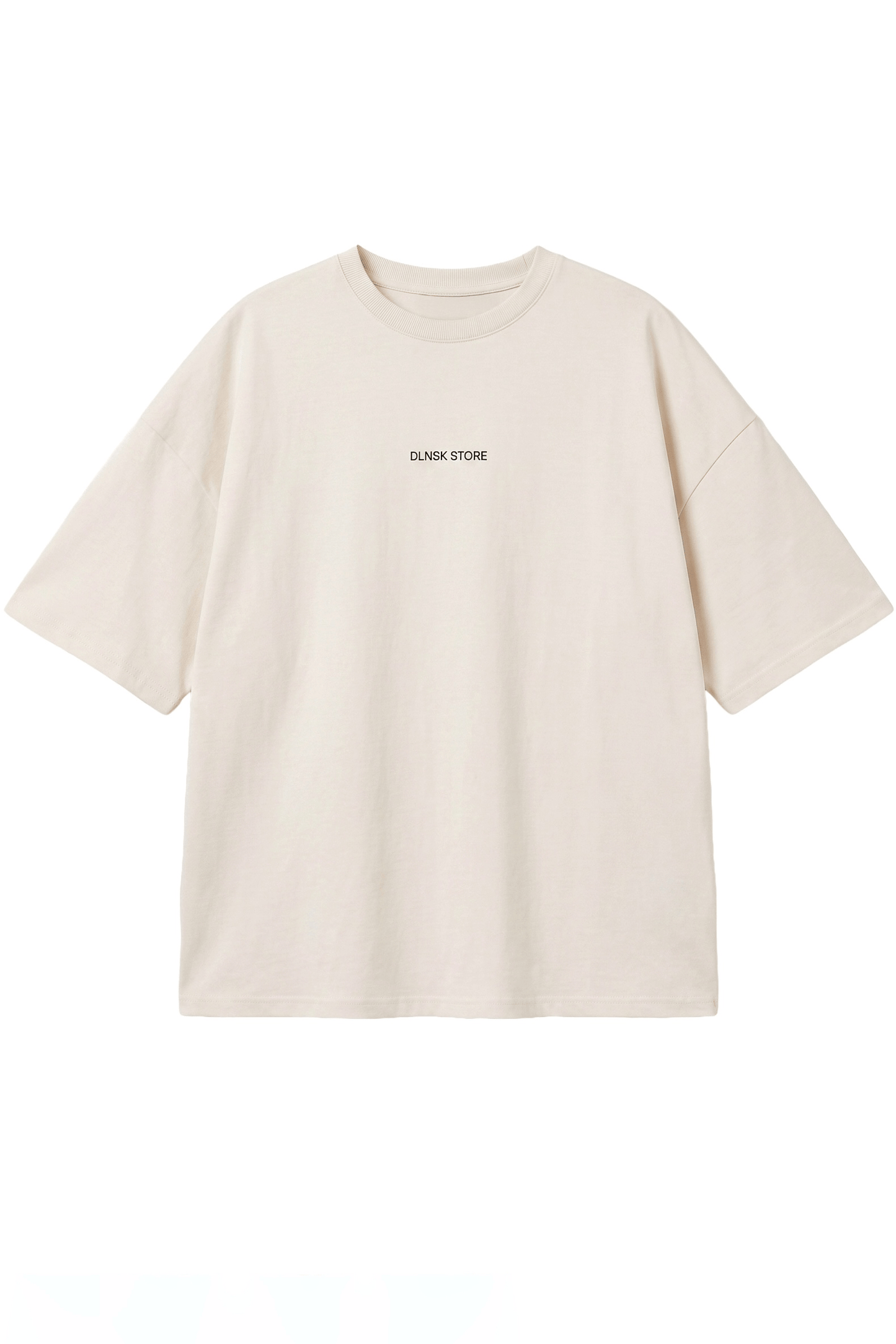 OVERSIZED T-SHIRT in LIGHT BEIGE (UNISEX) T-shirt DLNSK 