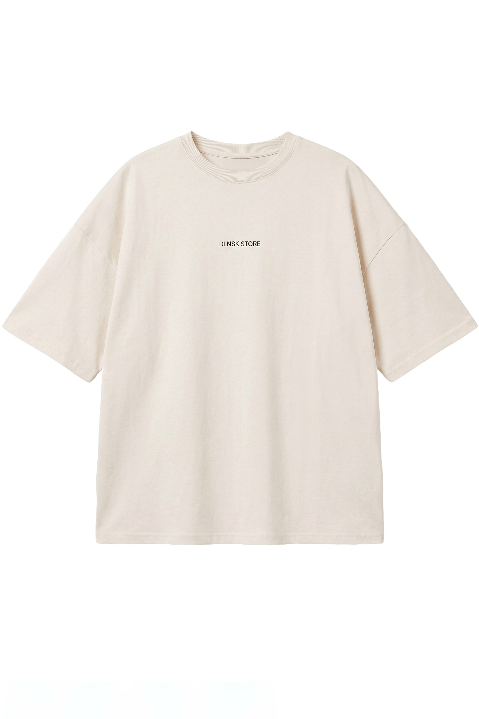 OVERSIZED T-SHIRT in LIGHT BEIGE (UNISEX) T-shirt DLNSK 