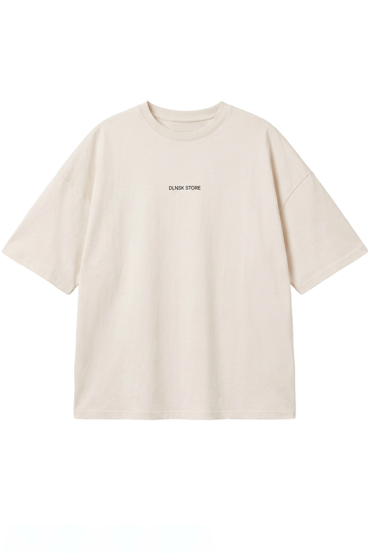 OVERSIZED T-SHIRT in LIGHT BEIGE (UNISEX) T-shirt DLNSK 
