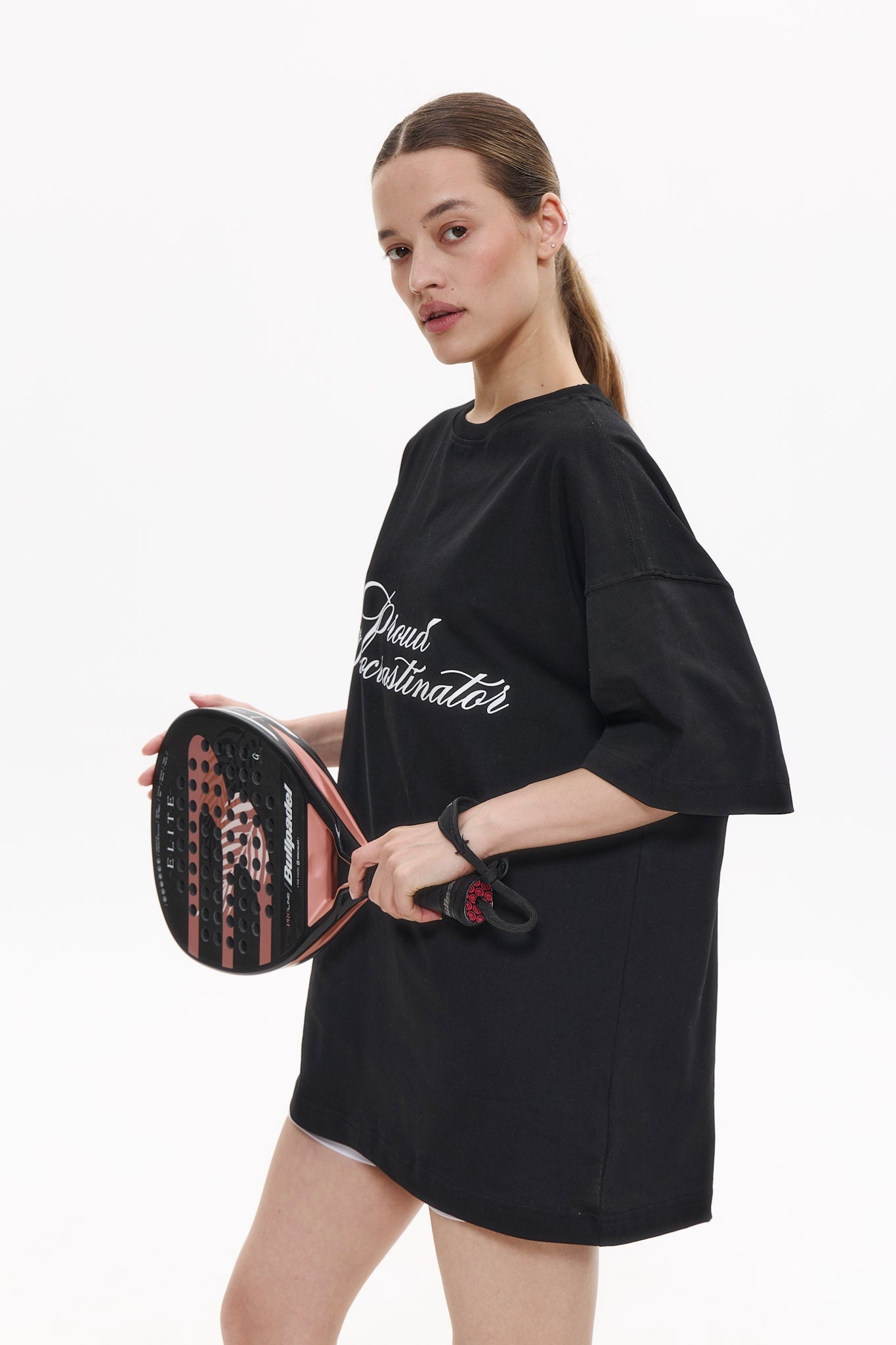 "PROUD PROCRASTINATOR" t-shirt in WASHED BLACK T-shirt DLNSK 