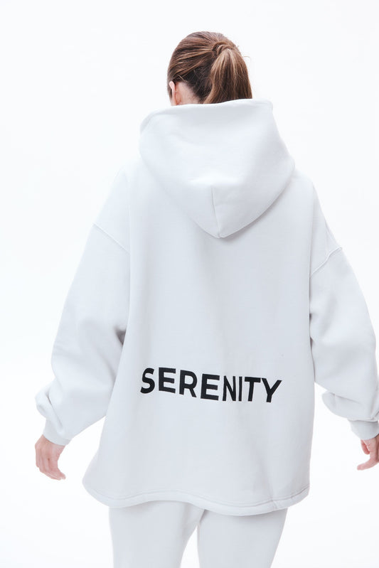 SERENITY hoodie in BONE GREY Hoodie DLNSK 
