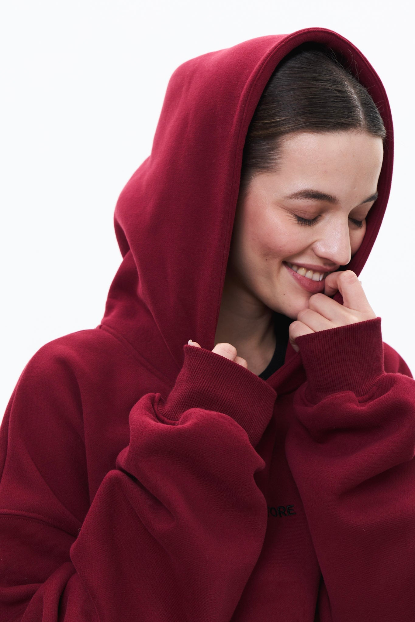 SERENITY hoodie in CHERRY Hoodie DLNSK 