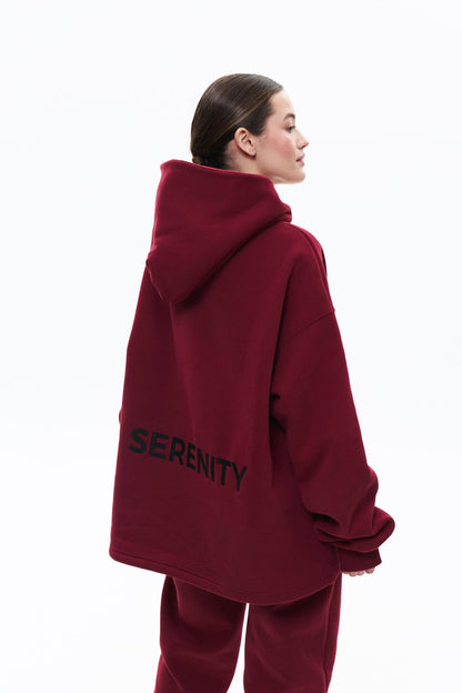 SERENITY set in CHERRY Hoodie set DLNSK 