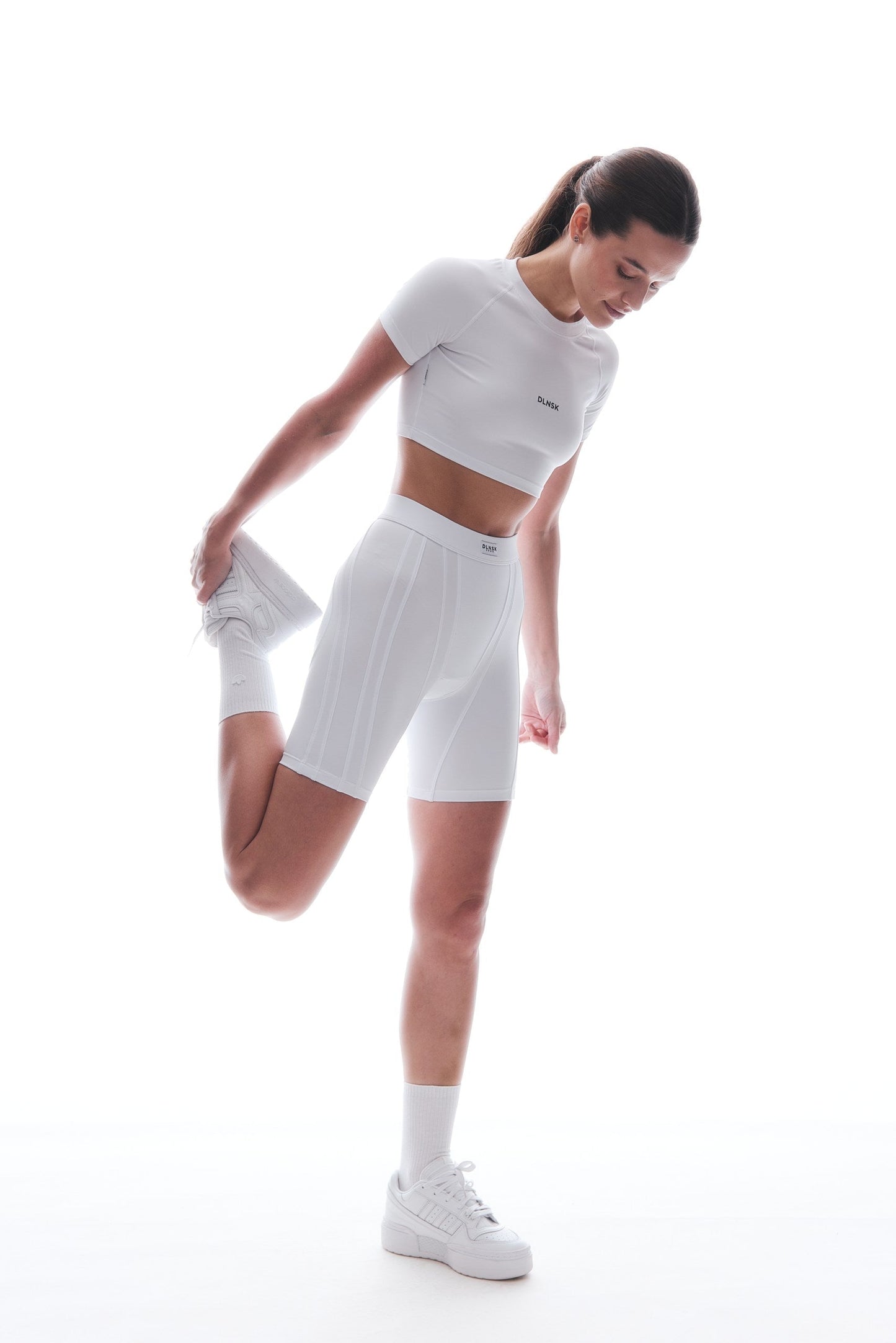 SHAPING biker SHORTS in PURE WHITE Biker shorts DLNSK 