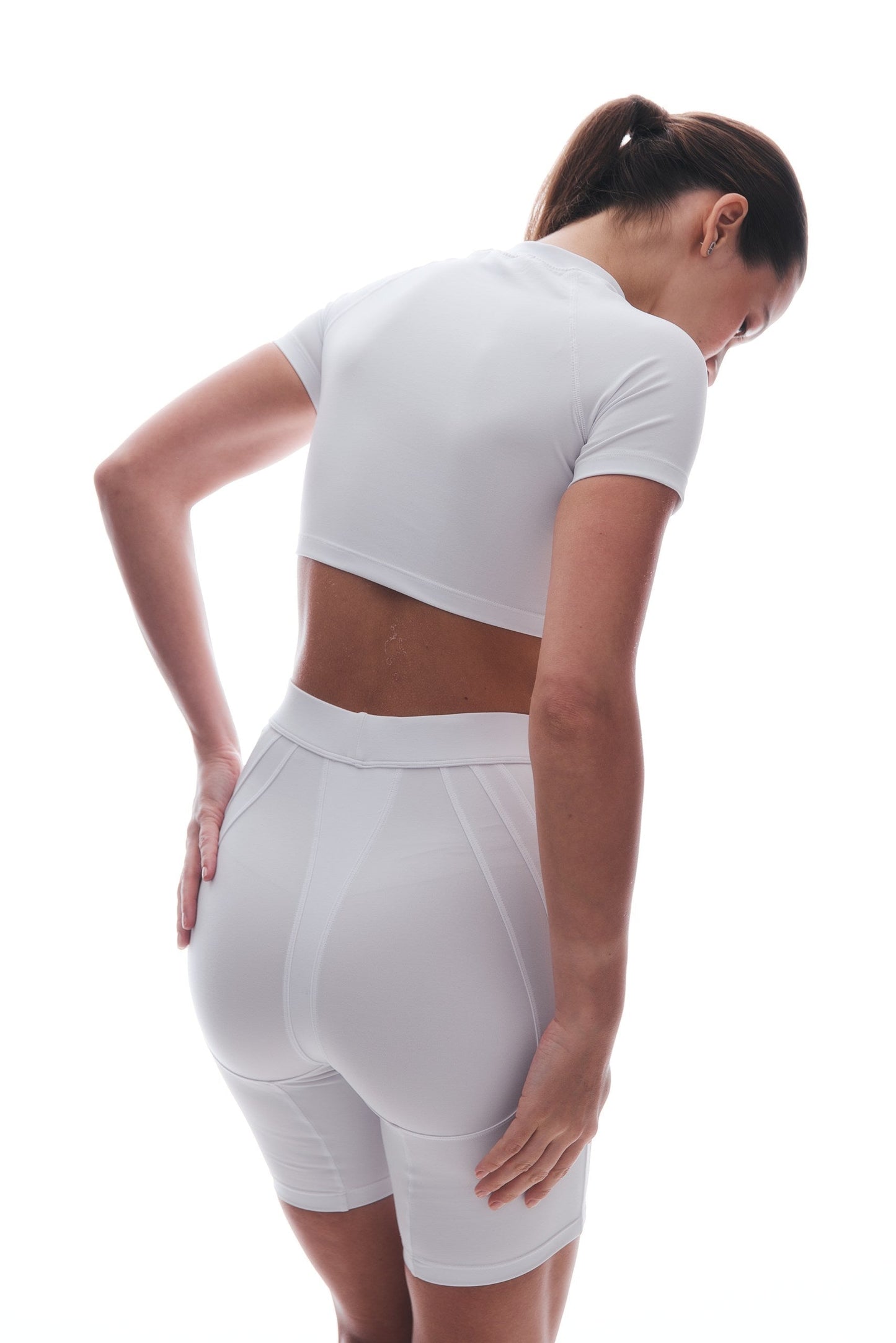 SHAPING biker SHORTS in PURE WHITE Biker shorts DLNSK 