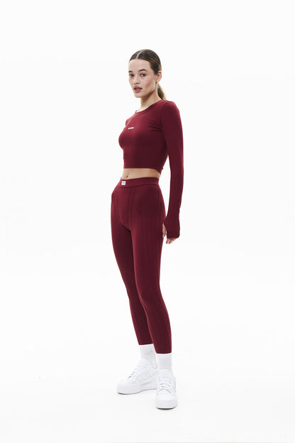 SHAPING crop top in CHERRY Top DLNSK 